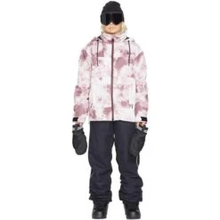 Volcom Hailynn Jacket - Women's -Ladies Skiing Store fw23 volcom womenshailynnjacket mojavetiedye 3