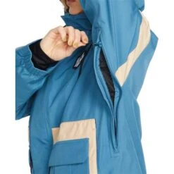 Volcom Melancon Gore-Tex Jacket - Women's -Ladies Skiing Store fw23 volcom womensmelancongoretexjacket petrolblue 5