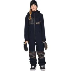 Volcom Romy Snow Suit - Women's -Ladies Skiing Store fw23 volcom womensromysnowsuit black 1
