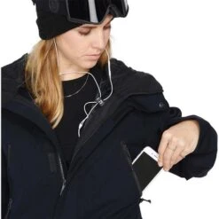 Volcom Shadow Ins Jacket - Women's 6 Volcom Shadow Ins Jacket - Women's -Ladies Skiing Store fw23 volcom womenssherwininsulatedjacket black 5