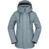 Volcom Sherwin Ins Jacket - Women's -Ladies Skiing Store fw23 volcom womenssherwininsulatedjacket greenash 1