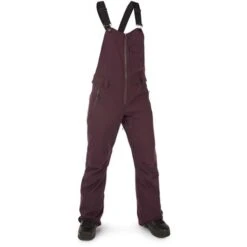 Volcom Swift Bib Overall - Women's 6 Volcom Swift Bib Overall - Women's -Ladies Skiing Store fw23 volcom womensswiftbiboverall blackplum 1