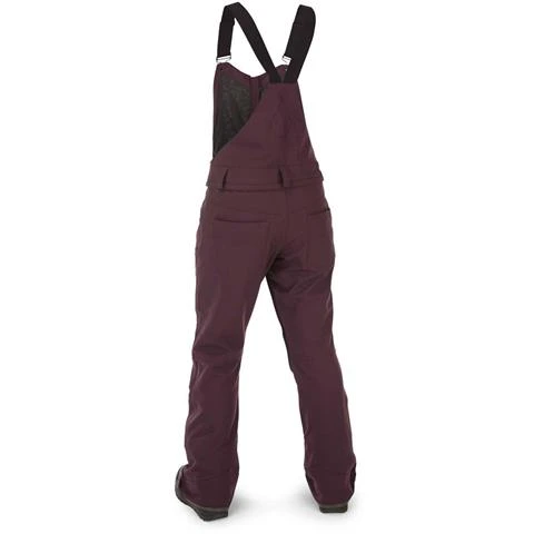 Volcom Swift Bib Overall - Women's Volcom Swift Bib Overall - Women's -Ladies Skiing Store fw23 volcom womensswiftbiboverall blackplum 2