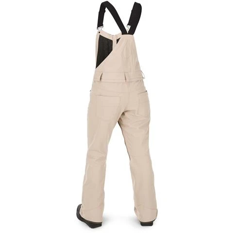 Volcom Swift Bib Overall - Women's Volcom Swift Bib Overall - Women's -Ladies Skiing Store fw23 volcom womensswiftbiboverall sand 2