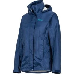 Marmot PreCip Eco Jacket - Women's 14 Marmot PreCip Eco Jacket - Women's -Ladies Skiing Store m46700 2975 angle left wms precip eco jkt
