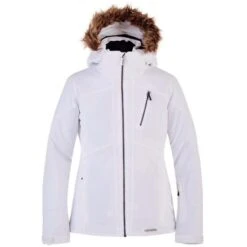 Spyder Skyline Jacket - Women's -Ladies Skiing Store spyder skylinew whi 2223fw