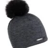 Turtle Fur Pom Pom Comfort Shell Stria Beanie - Women's -Ladies Skiing Store tur 739027 eclipse