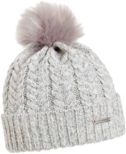 Turtle Fur Lexi Pom Beanie - Women's -Ladies Skiing Store tur 760055 silver