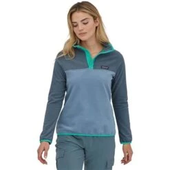 Women's Patagonia Micro D Snap-T Pullover -Ladies Skiing Store wbf2223 26020 ltpg slj1