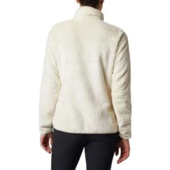 Columbia Fire Side II Sherpa Full Zip - Women's -Ladies Skiing Store wcolumbia firesideiisherpafz chalk back